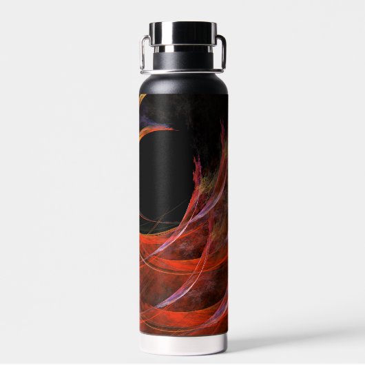 Het breken van de Abstracte Kunst van de Cirkel Waterfles (Achterkant)