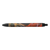 Het breken van de Abstracte Kunst van de Cirkel Zwarte Inkt Pen (Voorkant)