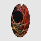 Het breken van de cirkel Abstracte Art Acrylovaal Ornament (voorkant)