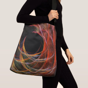 Het breken van de Cirkel Abstracte de dwarshellend Crossbody Tas