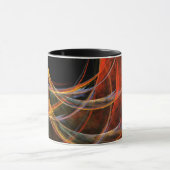 Het breken van de Cirkel Abstracte KoffieMok Mok (Midden)