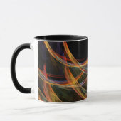 Het breken van de Cirkel Abstracte KoffieMok Mok (Links)
