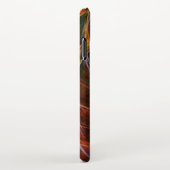 Het breken van de Cirkel Abstracte Kunststeen iPhone Hoesje (Rechterkant)