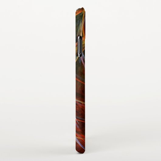 Het breken van de Cirkel Abstracte Kunststeen iPhone Hoesje (Rechterkant)