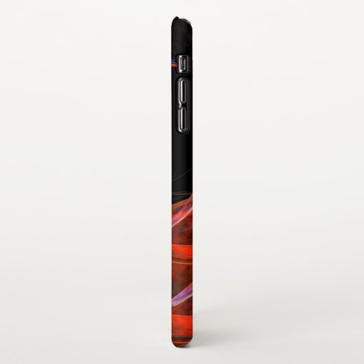 Het breken van de Cirkel Abstracte Kunststeen iPhone Hoesje (Linkerkant)