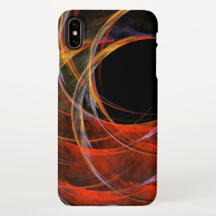 Het breken van de Cirkel Abstracte Kunststeen iPhone XS Max Hoesje