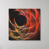 Het breken van de Cirkel Abstracte Wrapped Druk va Canvas Afdruk (Voorkant)