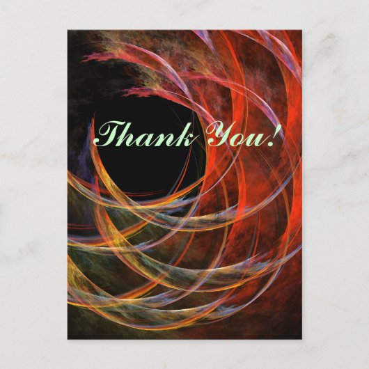 Het breken van de Cirkel Dank u Briefkaart (Voorkant)