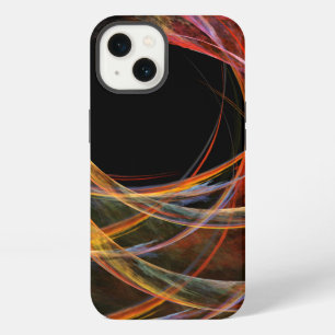 Het breken van de cirkel Vortex van Vuur Abstracte iPhone 13 Hoesje