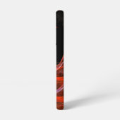 Het breken van de cirkel Vortex van Vuur Abstracte Samsung Galaxy Hoesje (Linkerkant)