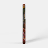 Het breken van de cirkel Vortex van Vuur Abstracte Samsung Galaxy Hoesje (Rechterkant)