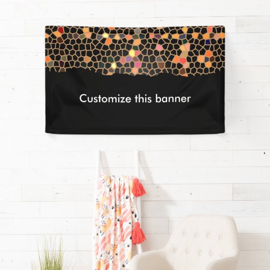 Het breken van de glazen plafondbanner spandoek (Insitu)