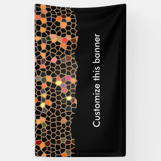 Het breken van de glazen plafondbanner spandoek (Verticaal)