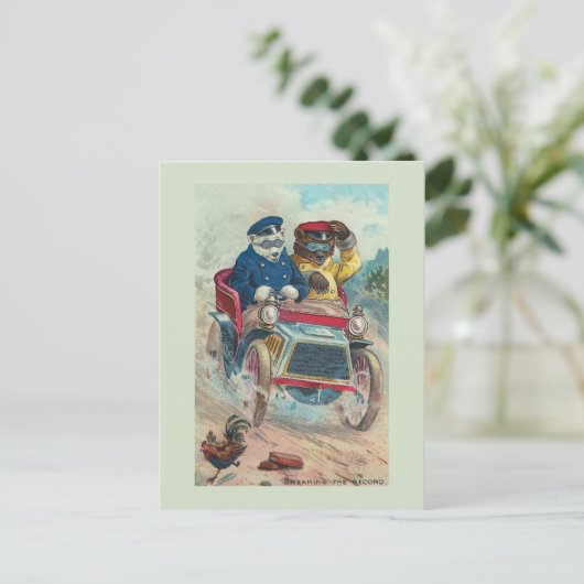 "Het breken van het Briefkaart van het Beer van h (Staand voorkant)