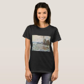 Het Breken van het Ijs door Claude Monet T-shirt (Voorkant volledig)