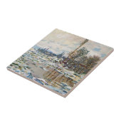 Het Breken van het Ijs door Claude Monet Tegeltje (Zijkant)