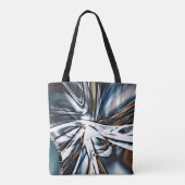 Het breken van roestvast en knipsel en slagen tote bag (Achterkant)