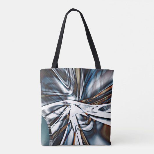 Het breken van roestvast en knipsel en slagen tote bag (Achterkant)