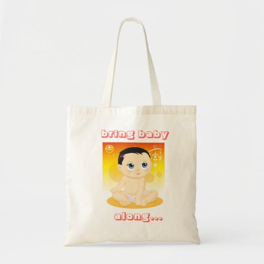 het "Breng Baby Along"-Tas Tote Bag (Voorkant)