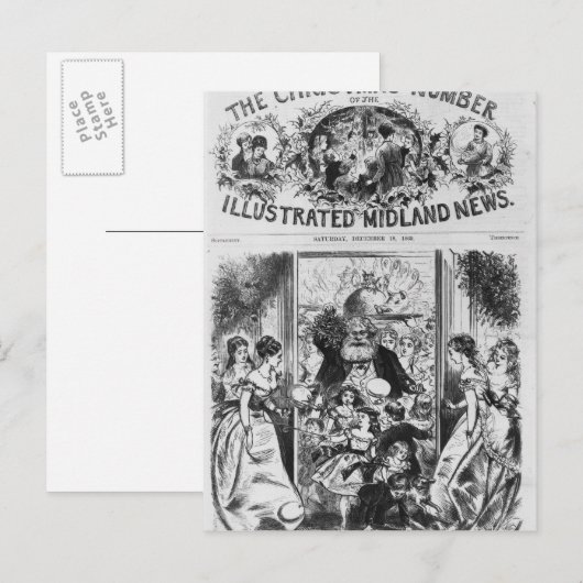 Het brengen in Kerstmis Feestdagenkaart (Voorkant / Achterkant)