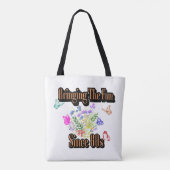 Het brengen van de Plezier Sinds de jaren 80 Tote Bag (Achterkant)
