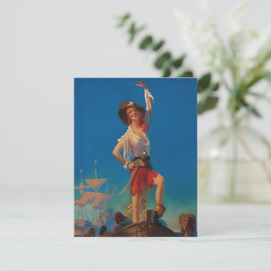 Het brengen van de schat door Edward Mason Egglest Kaart (Staand voorkant)