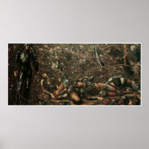 Het Briar Roos - De prins komt de Briar Wood binne Poster