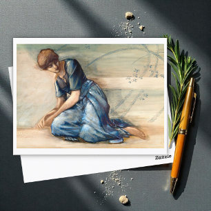 Het Briar Roos van Edward Burne-Jones Briefkaart
