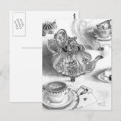 Het Briefkaart Alice van de slaapmuis in het (Voorkant / Achterkant)