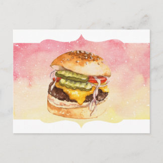 Het Briefkaart Alles-Burger Waterverf