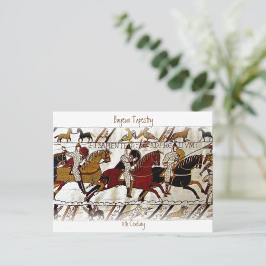 Het Briefkaart Bayeux Tapestry a4 (Staand voorkant)