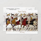 Het Briefkaart Bayeux Tapestry a4 (Voorkant / Achterkant)