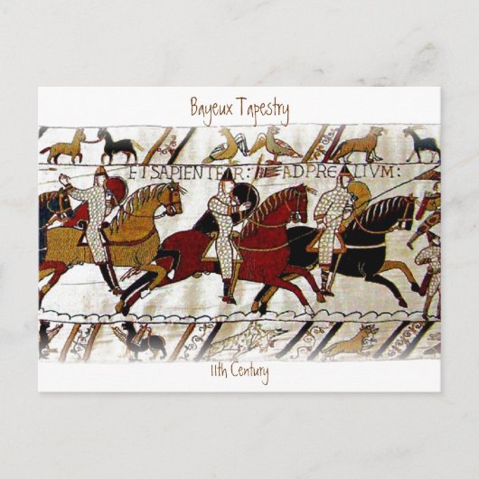 Het Briefkaart Bayeux Tapestry a4 (Voorkant)