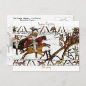 Het Briefkaart Bayeux Tapestry a6 (Voorkant / Achterkant)
