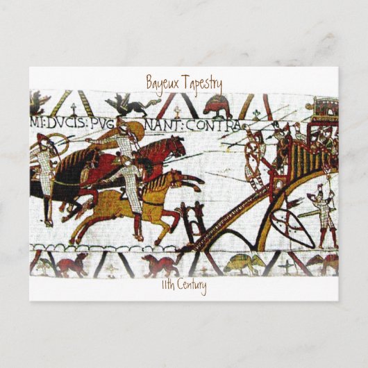 Het Briefkaart Bayeux Tapestry a6 (Voorkant)