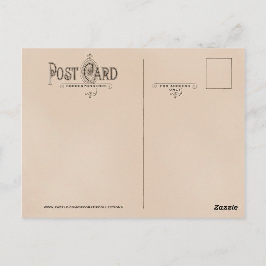 Het Briefkaart Bride tonen (Achterkant)