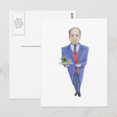 Het Briefkaart Butler (Voorkant / Achterkant)