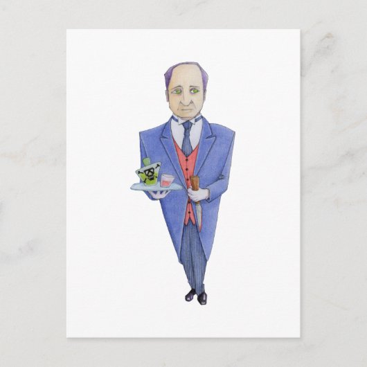 Het Briefkaart Butler (Voorkant)
