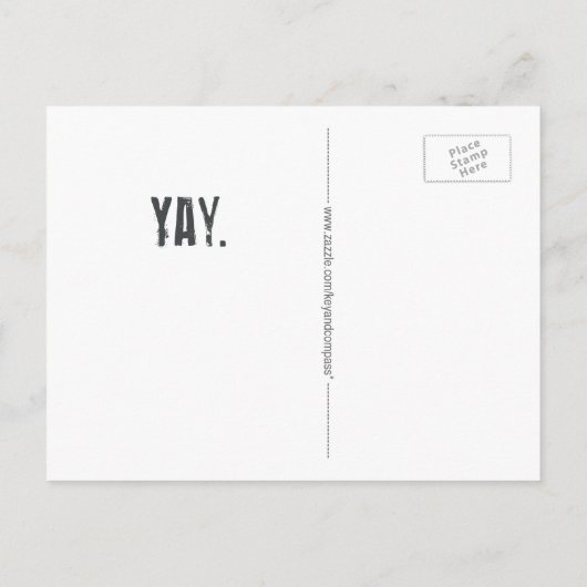 Het Briefkaart Cat Birthday bekijken (Achterkant)