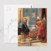 Het briefkaart Chess Game (Voorkant / Achterkant)