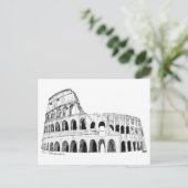 Het Briefkaart Colosseum (B&W) (Staand voorkant)