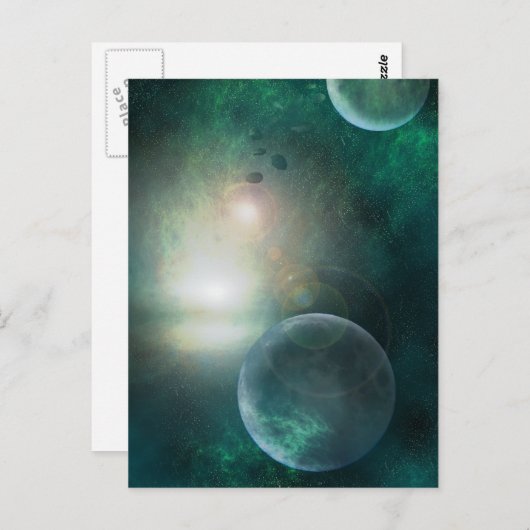 Het briefkaart Cosmos (Voorkant / Achterkant)