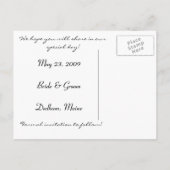 Het Briefkaart Date Afbeelding opslaan (Achterkant)