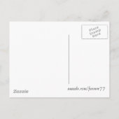 Het Briefkaart Date Peacock opslaan (Achterkant)