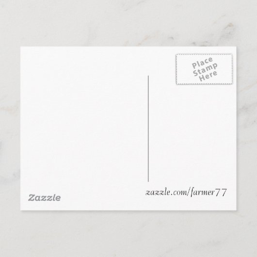 Het Briefkaart Date Peacock opslaan (Achterkant)