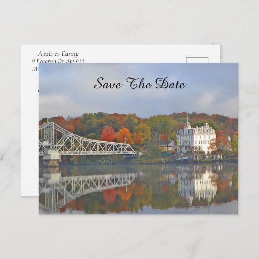 Het Briefkaart Datum goed maken opslaan (Voorkant / Achterkant)