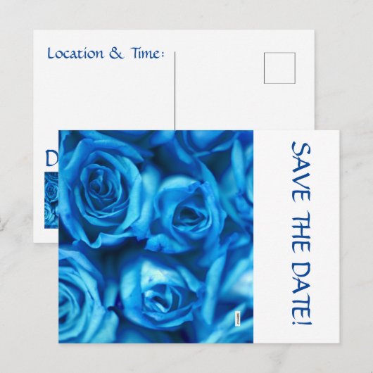 Het Briefkaart Datum opslaan (Voorkant / Achterkant)