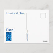 Het Briefkaart Datum opslaan (Achterkant)