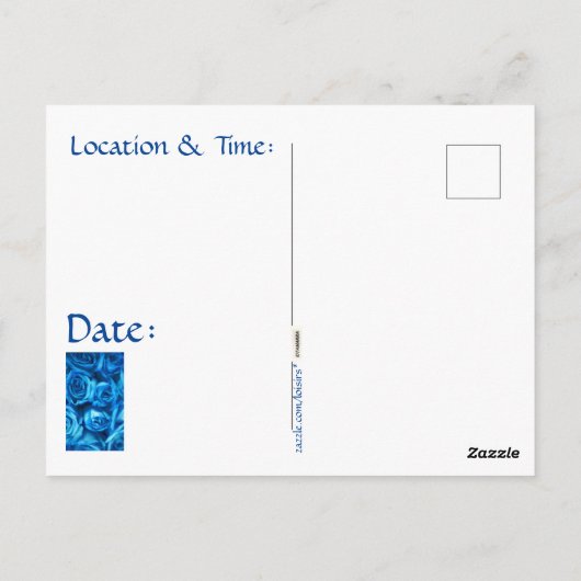 Het Briefkaart Datum opslaan (Achterkant)