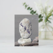 Het Briefkaart Datum opslaan (Staand voorkant)